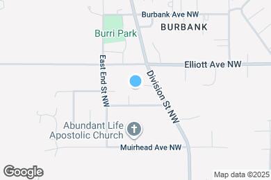 Map image of the property - 2116 Peach Ave NW