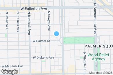 Map image of the property - 2204 N Kedzie Blvd