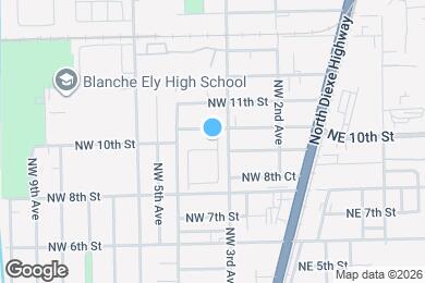 Map image of the property - 939 NW 3rd Ter
