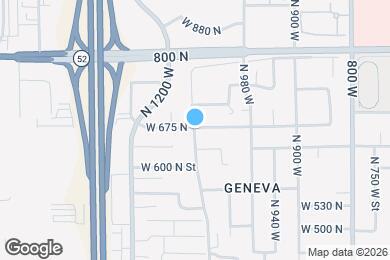 Map image of the property - 674 N 1060 W