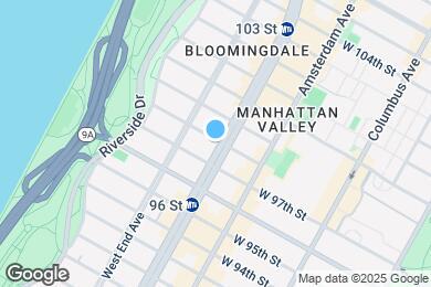 Map image of the property - 240 W 98th St