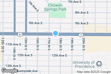 Map image of the property - 1710 10th Ave S