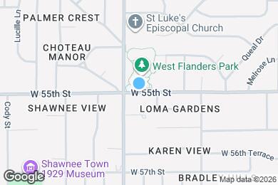 Map image of the property - 11014 W 55th Ter