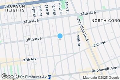 Map image of the property - 35-11 92nd St