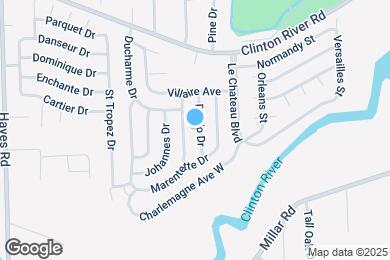 Map image of the property - 38039 Pardo Dr