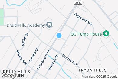 Map image of the property - 2738 N Graham St