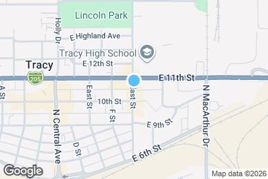 Map image of the property - 1018 East St