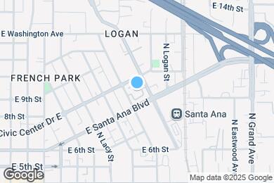 Map image of the property - 716 N Santiago St