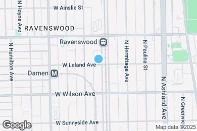 Map image of the property - 1827 W Leland Ave