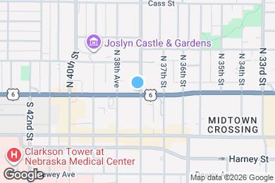Map image of the property - 3804 Dodge St