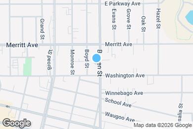 Map image of the property - 421 Bowen St