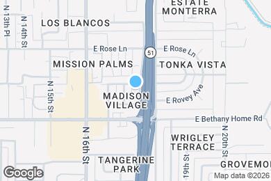 Map image of the property - 6038 N 17th Pl