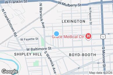 Map image of the property - 62 N Gorman Ave