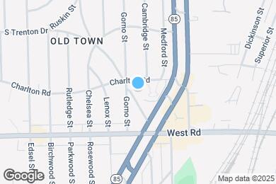 Map image of the property - Brentwood Apartments