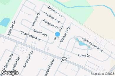 Map image of the property - 9219 Baronne Dr