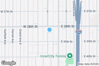 Map image of the property - 3823 Blaisdell Ave