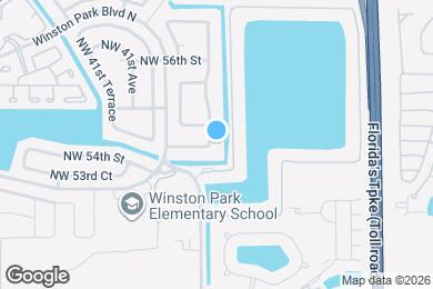 Map image of the property - 5460 NW 38th Ter