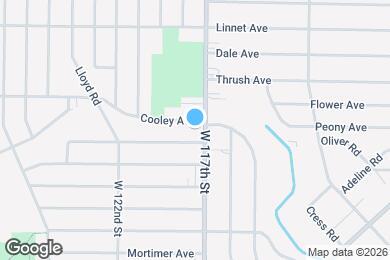 Map image of the property - 3666 W 117th St