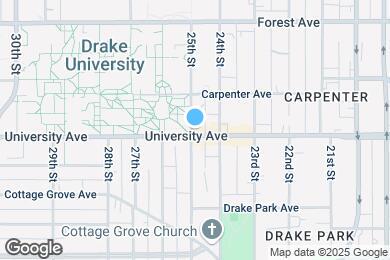 Map image of the property - 1201 25th St