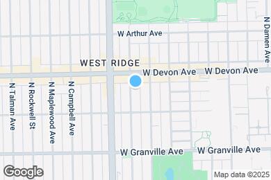 Map image of the property - 6335 N Claremont Ave