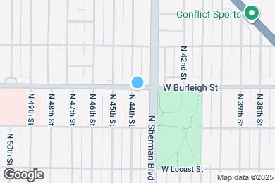 Map image of the property - 4325 W Burleigh St