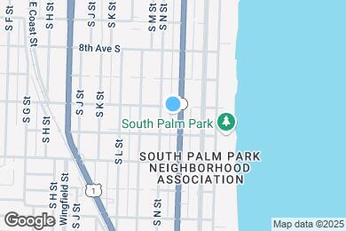 Map image of the property - 1009 S Federal Hwy