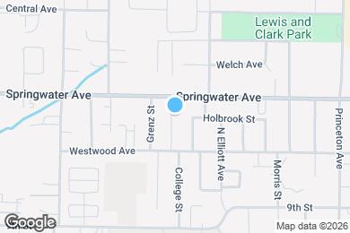 Map image of the property - 1419 Springwater Ave