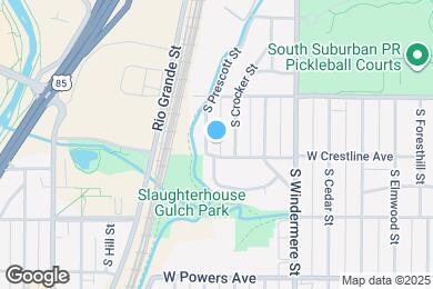 Map image of the property - 5380 S Prescott St