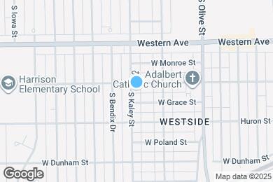 Map image of the property - 510 S Kaley St