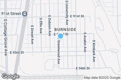 Map image of the property - 9219 S Greenwood Ave