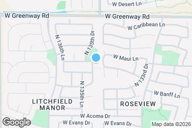 Map image of the property - 14973 N 135th Dr