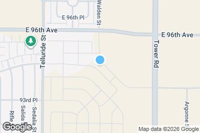 Map image of the property - 9496 Yampa Ct