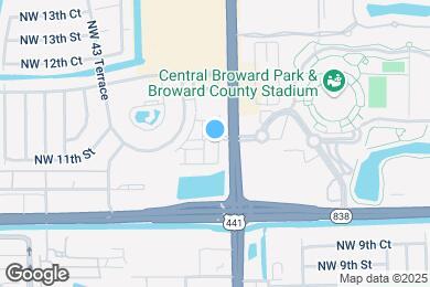 Map image of the property - 1109 NW 40th Ter