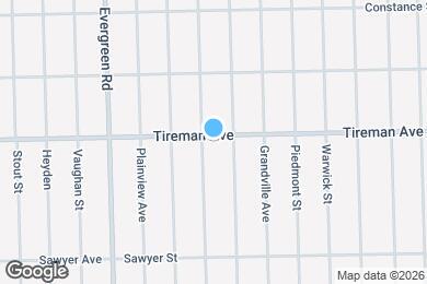 Map image of the property - 19437 Tireman St