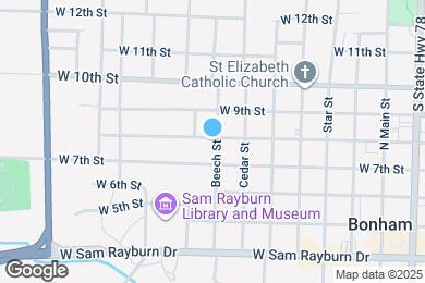 Map image of the property - 701 W 8th St