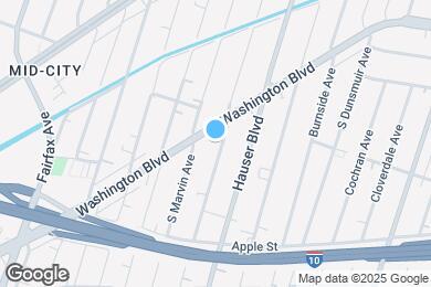 Map image of the property - 2125 Carmona Ave