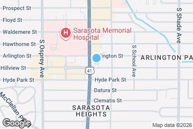 Map image of the property - Hillview Apartments