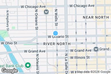 Map image of the property - 201 W Ontario St