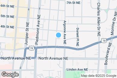 Map image of the property - 693 Penn Ave NE