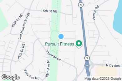 Map image of the property - 8914 12th St NE