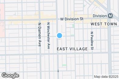 Map image of the property - 1051 N Wolcott Ave