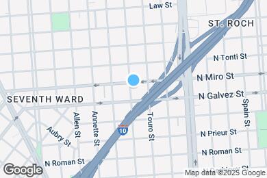 Map image of the property - 2825 Pauger St