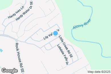Map image of the property - 1552 Alcovy Falls Dr SE