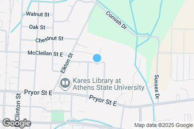 Map image of the property - 610 E McClellan St