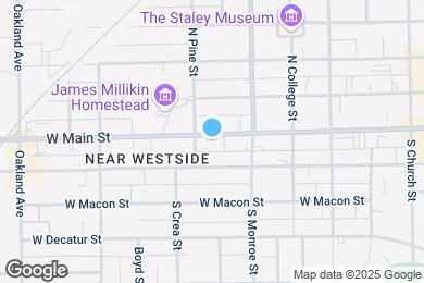 Map image of the property - 723 W Main St