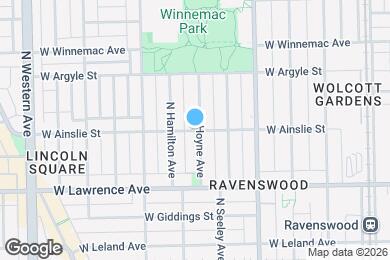 Map image of the property - 2112 W Ainslie St
