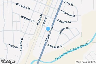 Map image of the property - 239 S Locust St
