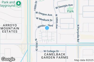Map image of the property - 18948 W Reade Ave
