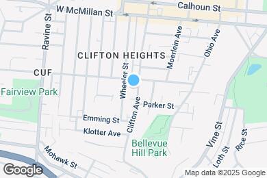Map image of the property - 2319 W Clifton Ave