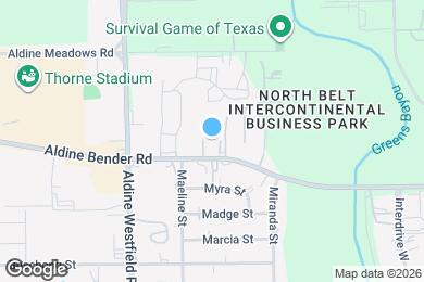 Map image of the property - 2125 Aldine Bender Rd